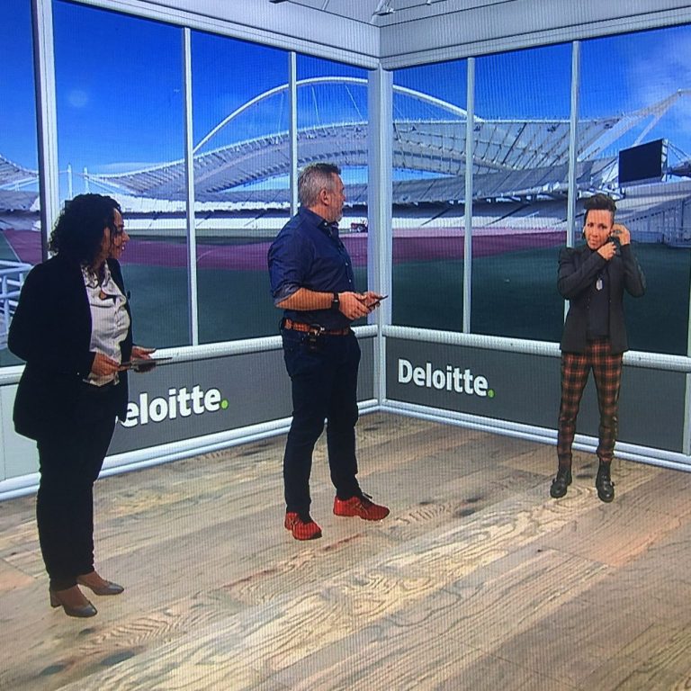 Deloitte Cyber CISO Programme global hybrid launch event with hologram